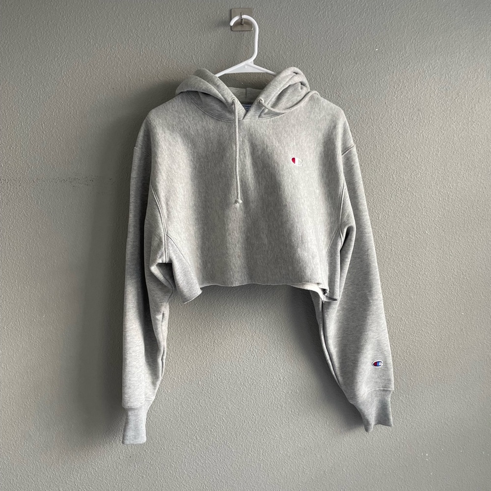 Champion crop hoodie